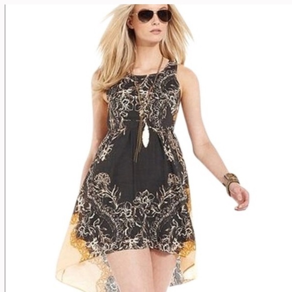 Free People Russian Plate Hugh Low Dress Open Back - Picture 2 of 16